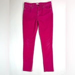 CREWCUTS Girls' Hot Pink Corduroy Slim Fit Barbiecore Jeans Fall Casual Size 14